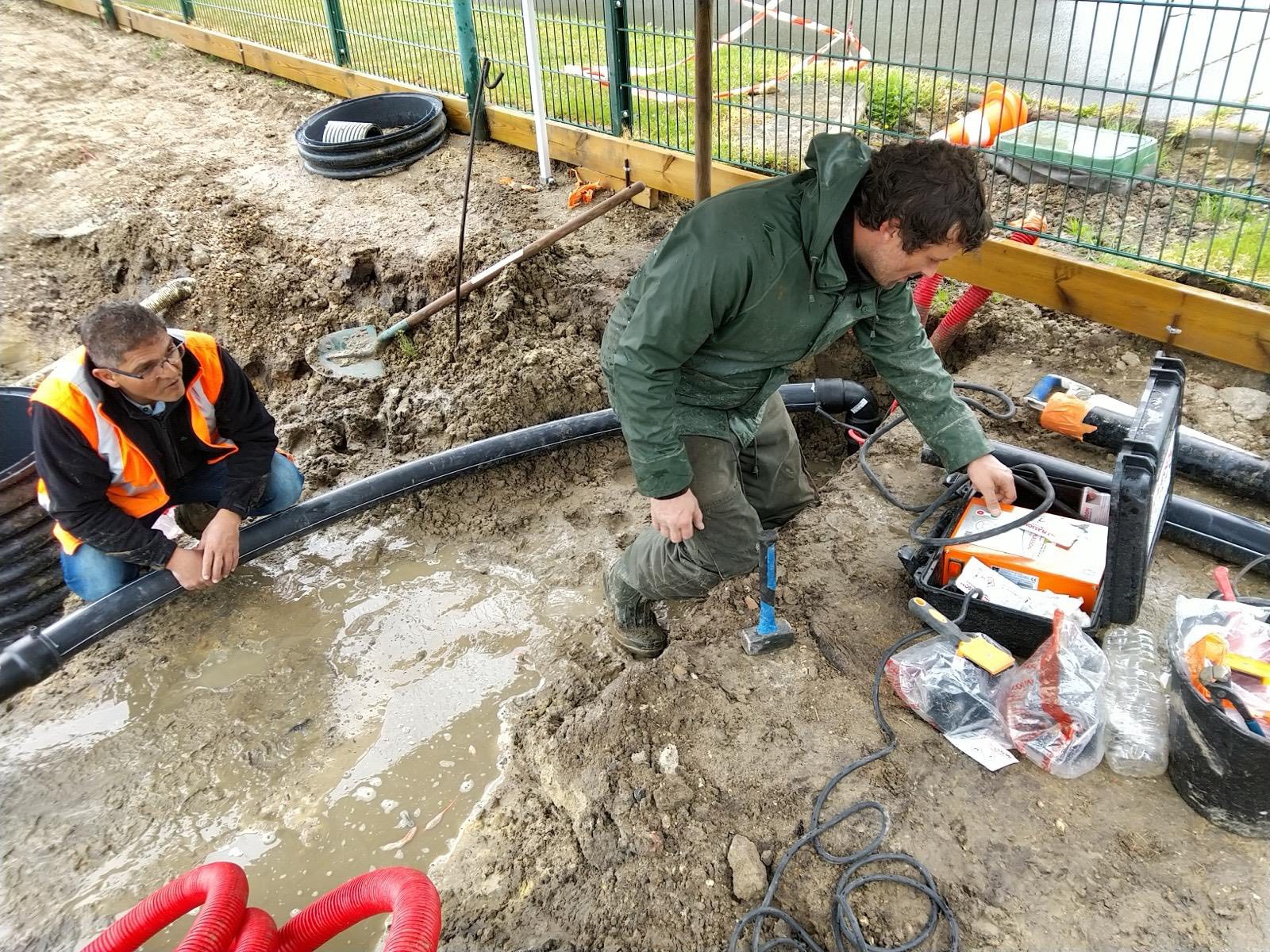 Conception technique et dimensionnement hydraulique pour espace public