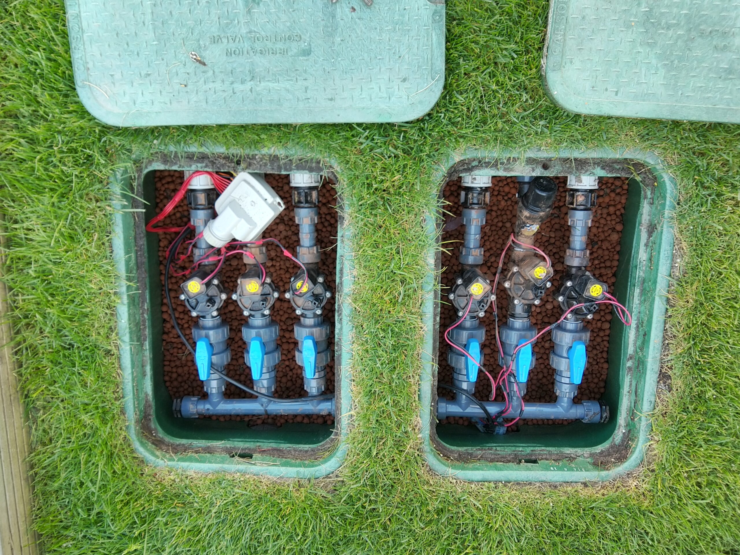 Pose d’arrosage automatique enterré avec programmateur connecté en Gironde