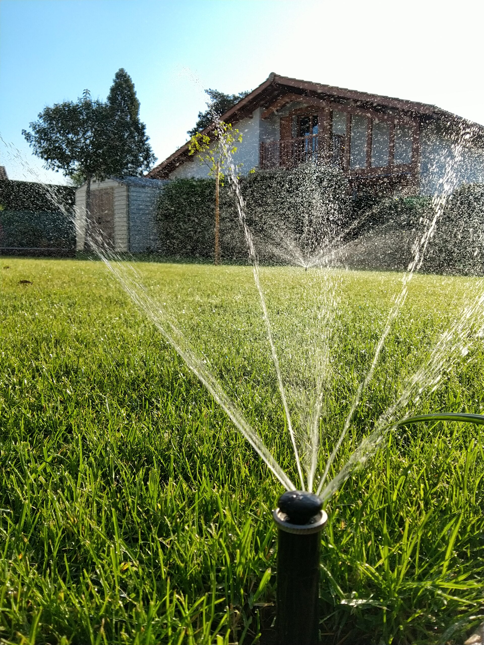 Installation de réseau hydraulique paysager pour arrosage intégré à Libourne