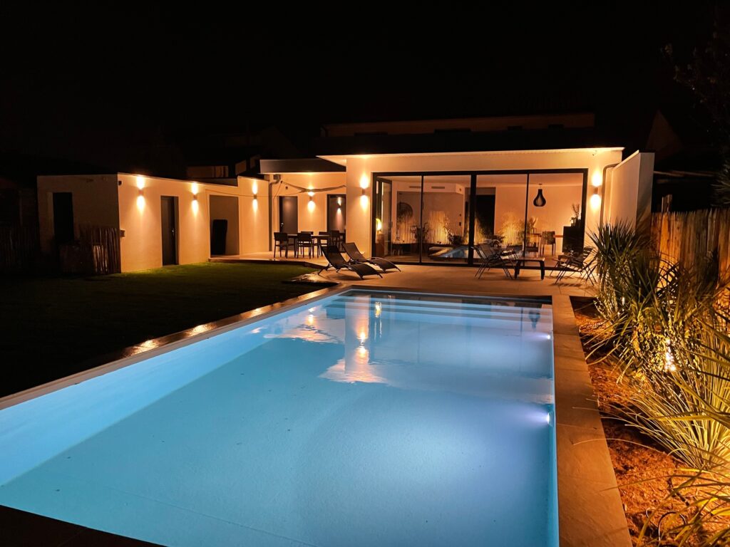 Scénographie végétale, éclairage jardin - Aménagement jardin bordeaux